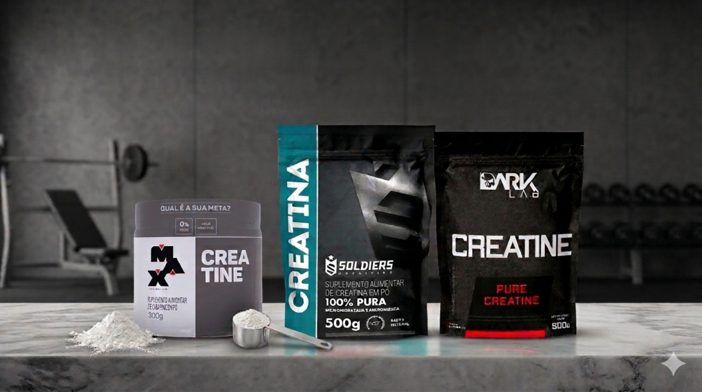 As mais vendidas Creatinas Monohidratadas do Mercado: Avaliações e Comparações